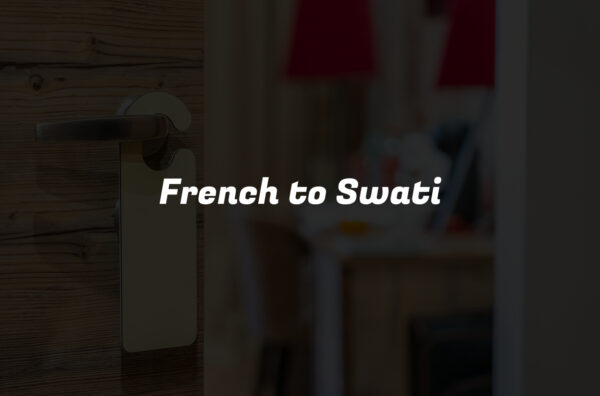 French to Swati