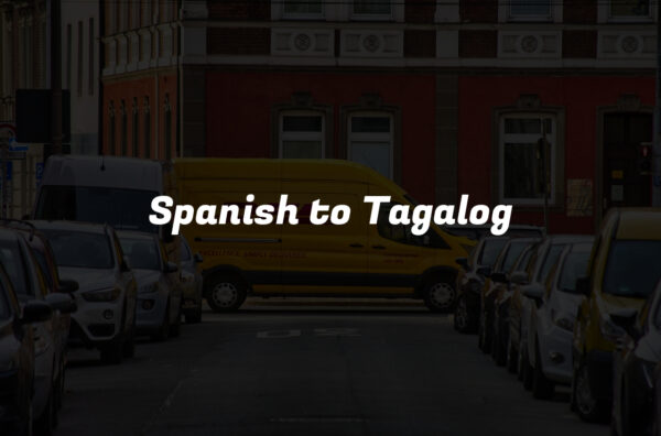 Spanish to Tagalog
