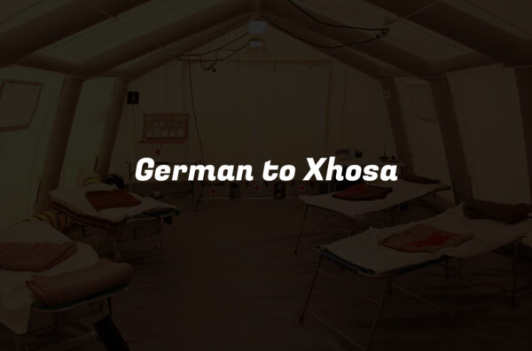 German to Xhosa