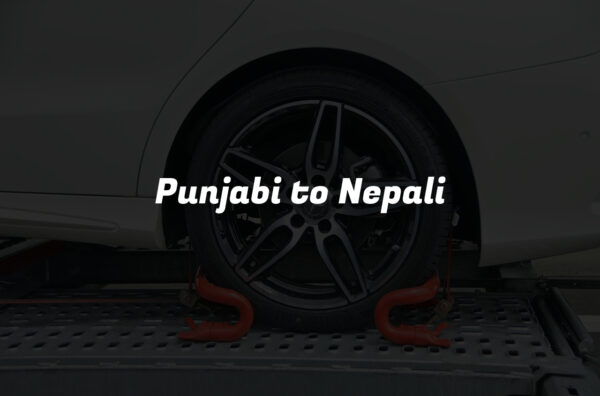 Punjabi to Nepali