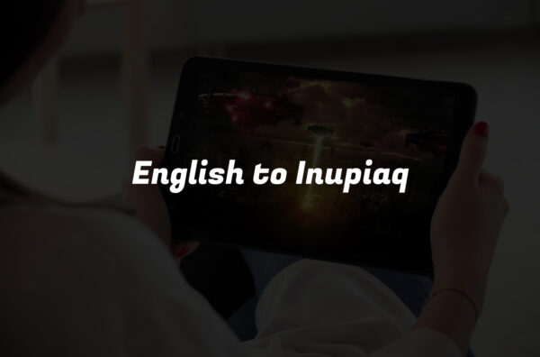 English to Inupiaq