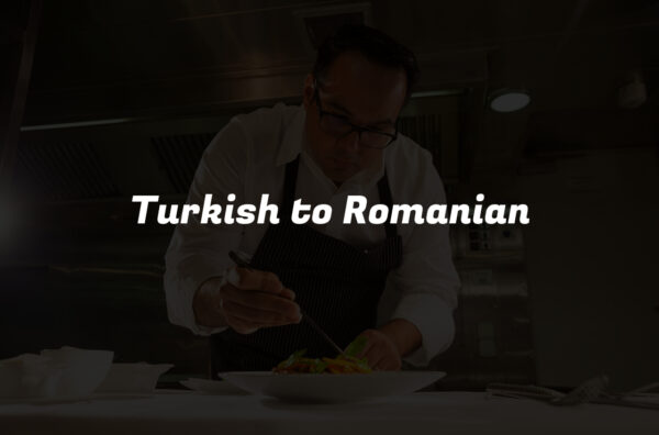 Turkish to Romanian