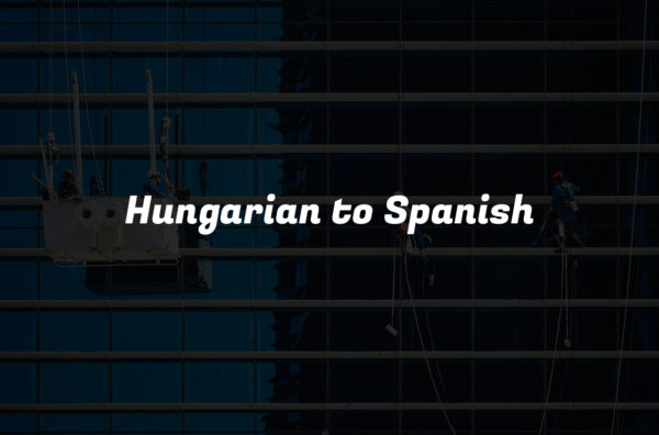 Hungarian to Spanish