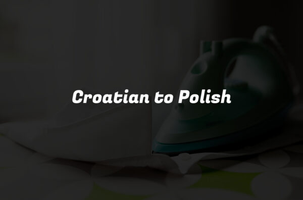 Croatian to Polish