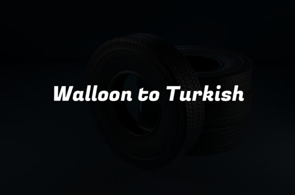 Walloon to Turkish