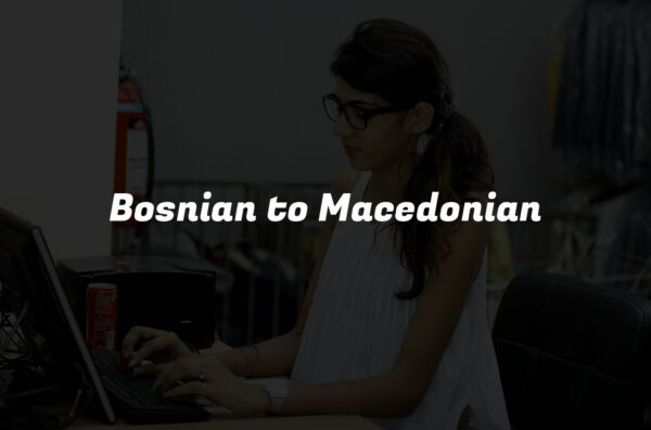 Bosnian to Macedonian