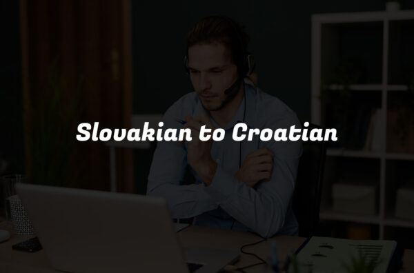Slovakian to Croatian