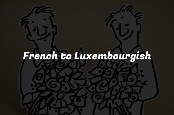 French to Luxembourgish