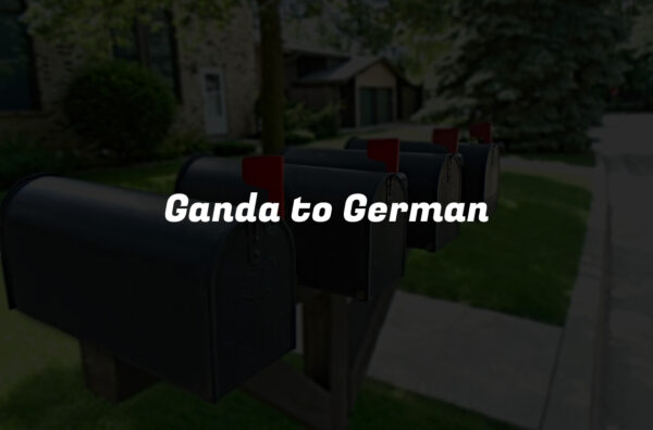 Ganda to German