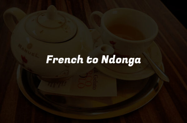 French to Ndonga