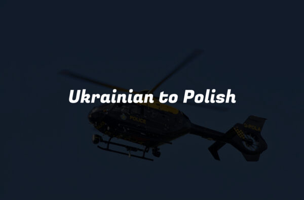 Ukrainian to Polish