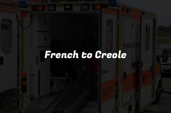 French to Creole