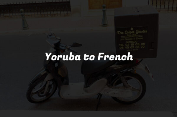 Yoruba to French