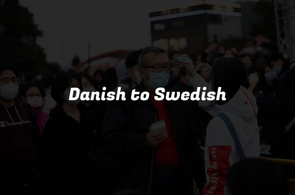 Danish to Swedish