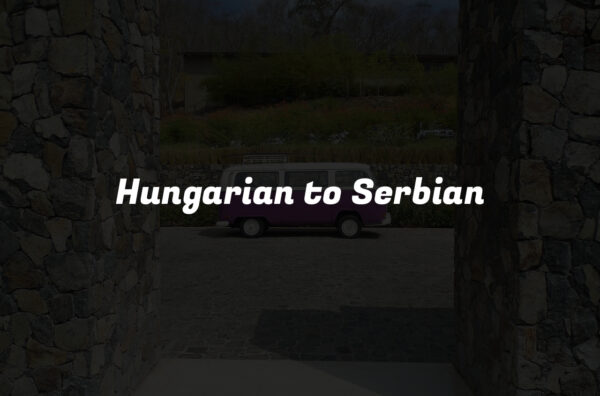 Hungarian to Serbian