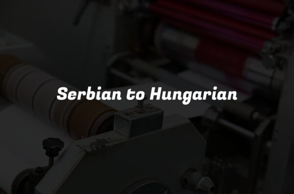 Serbian to Hungarian