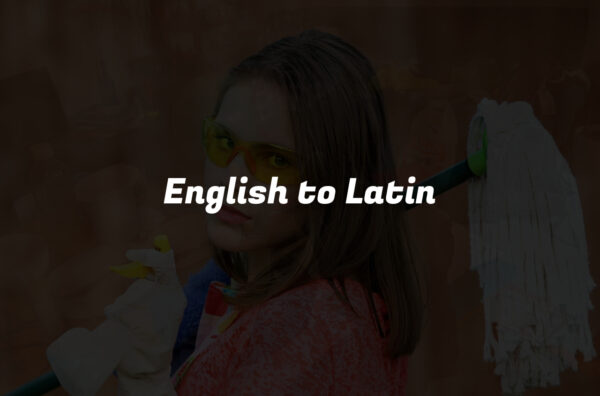 English to Latin