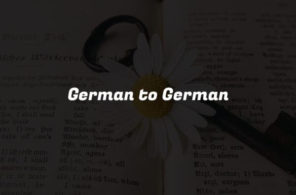 German to German