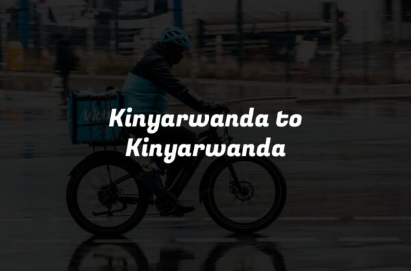 Kinyarwanda to Kinyarwanda