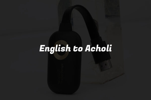 English to Acholi