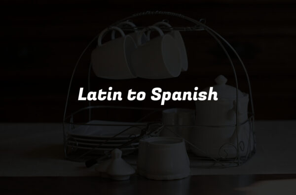 Latin to Spanish