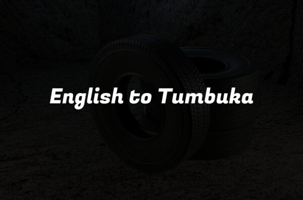 English to Tumbuka