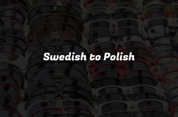 Swedish to Polish