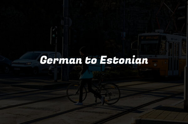 German to Estonian