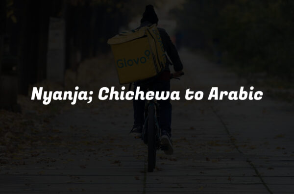 Nyanja; Chichewa to Arabic