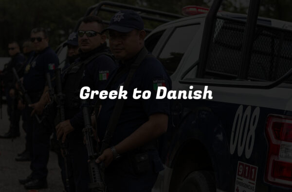 Greek to Danish