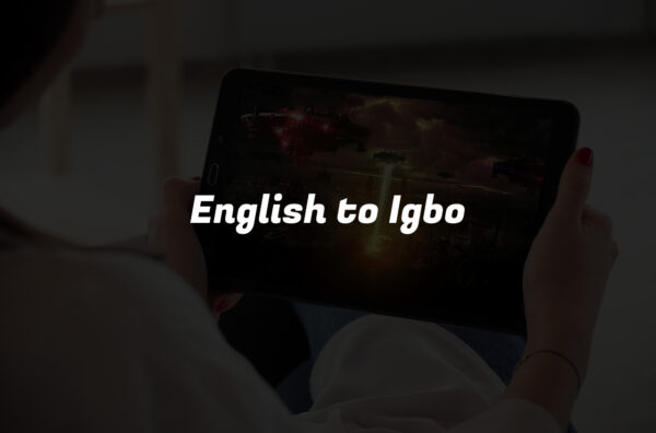 English to Igbo