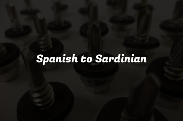 Spanish to Sardinian