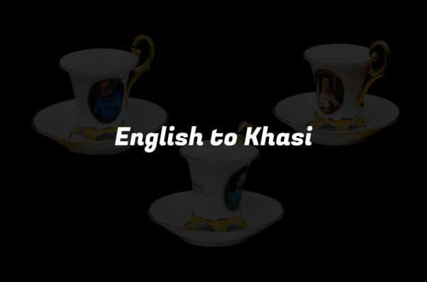 English to Khasi