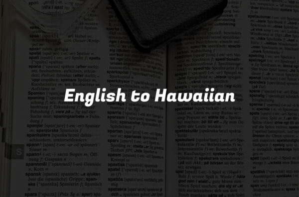 English to Hawaiian
