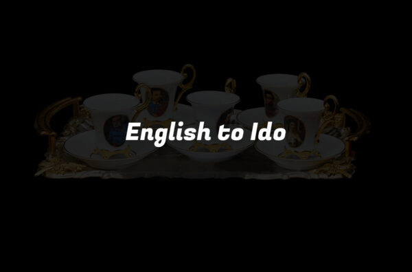 English to Ido