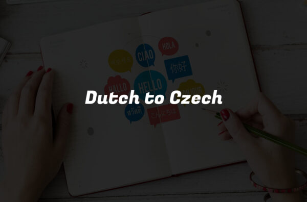 Dutch to Czech