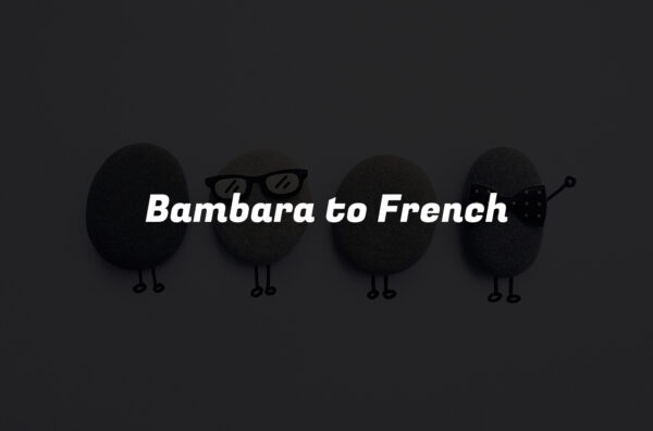 Bambara to French