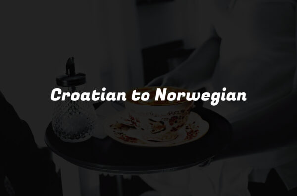 Croatian to Norwegian