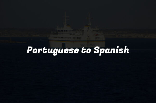 Portuguese to Spanish