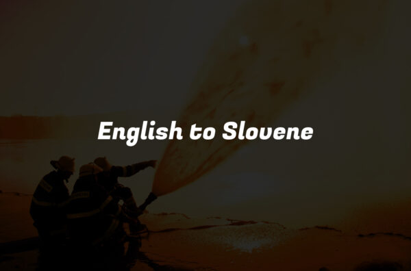 English to Slovene
