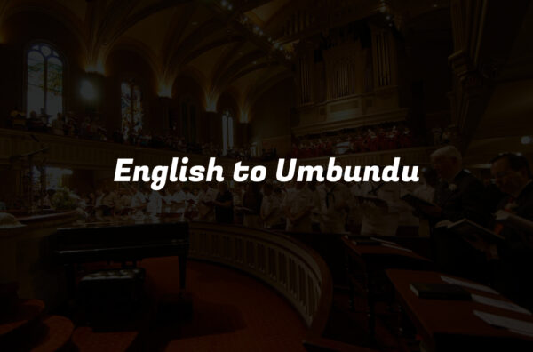 English to Umbundu