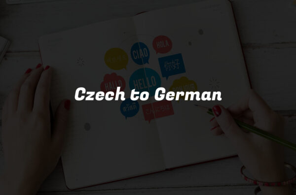 Czech to German