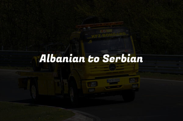 Albanian to Serbian