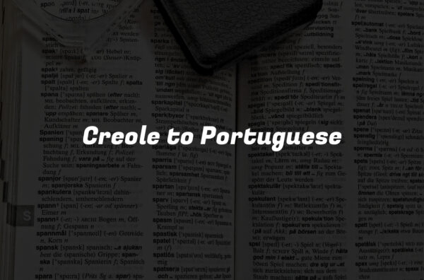 Creole to Portuguese