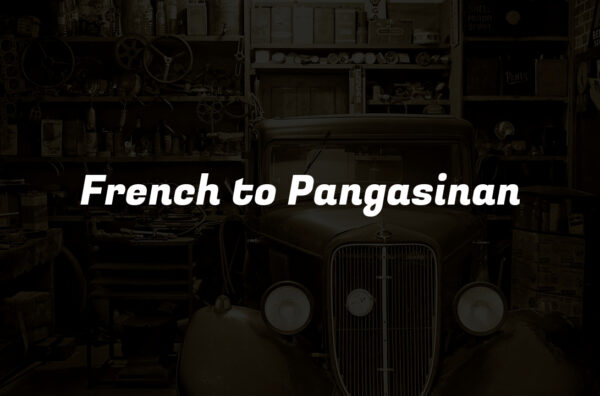 French to Pangasinan