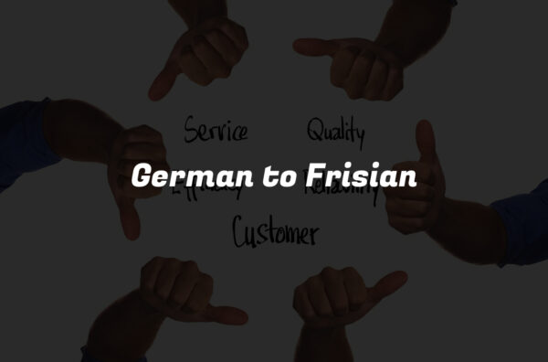 German to Frisian