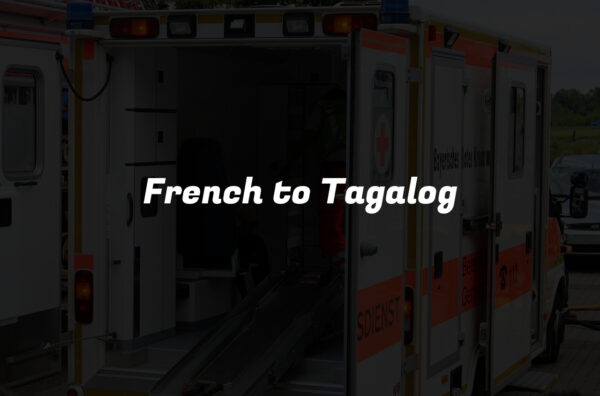 French to Tagalog