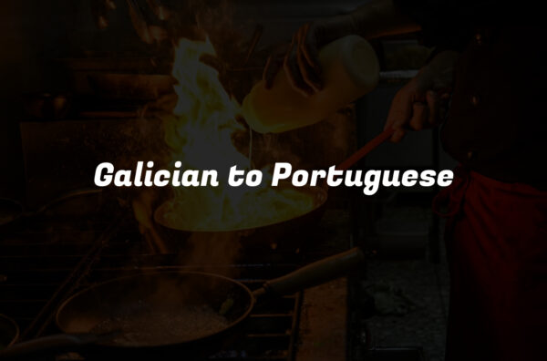 Galician to Portuguese
