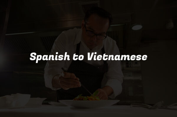 Spanish to Vietnamese