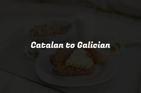 Catalan to Galician